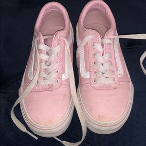 Size 12C vans classics. Pink